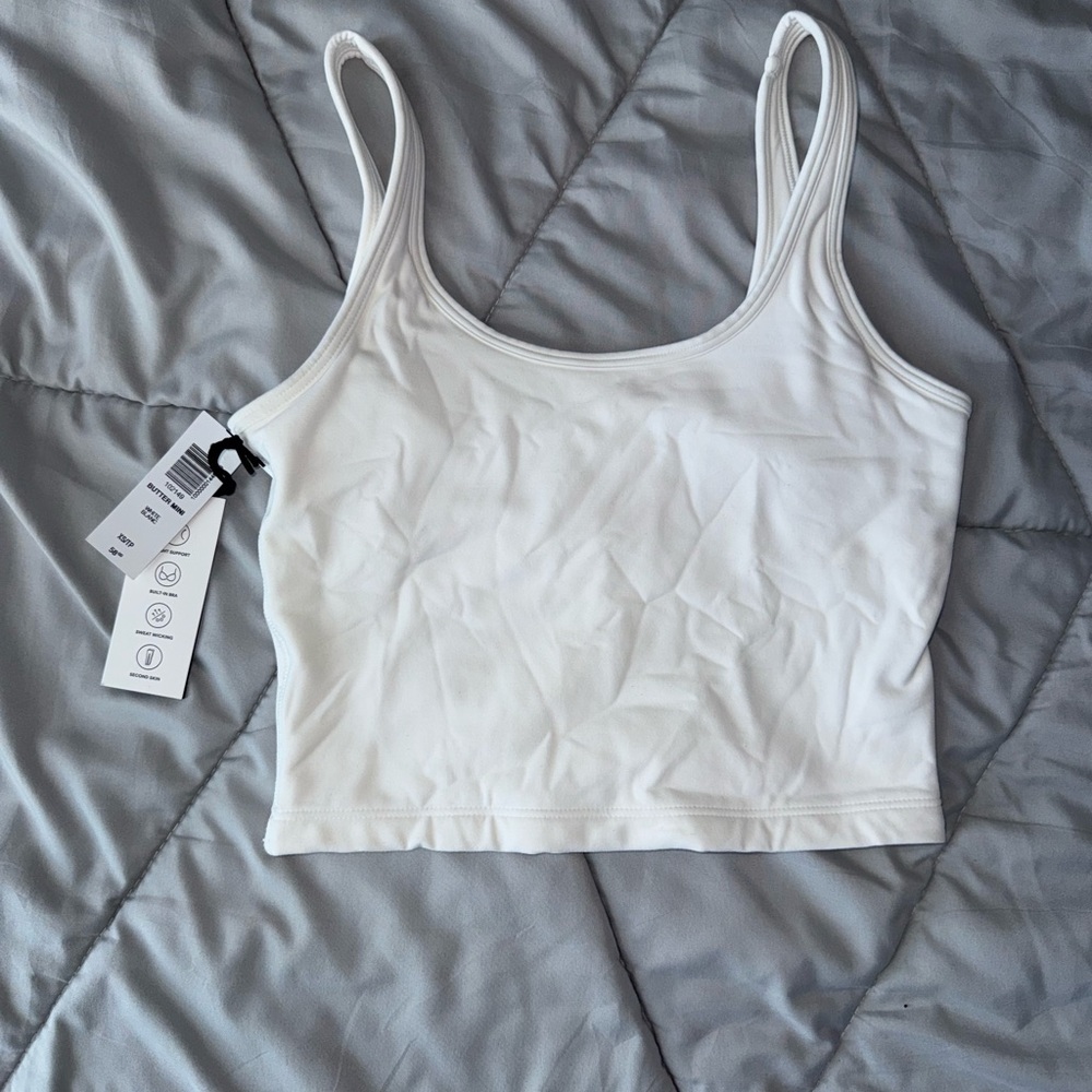 Aritzia White Sports Bra